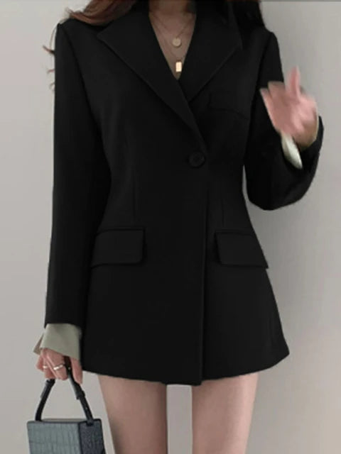 Blazer for Women Spring Autumn New in Woman 2023 Slim Office Lady Suit Coat Women's Blazer Women Khaki Blazer Women's Jacket