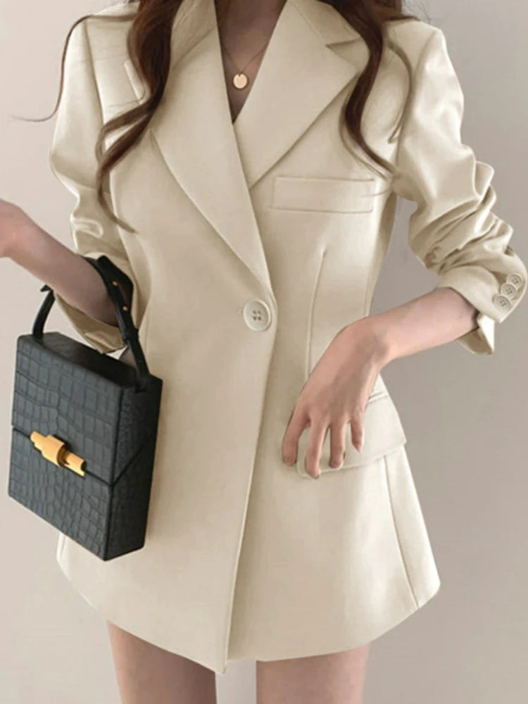 Blazer for Women Spring Autumn New in Woman 2023 Slim Office Lady Suit Coat Women's Blazer Women Khaki Blazer Women's Jacket