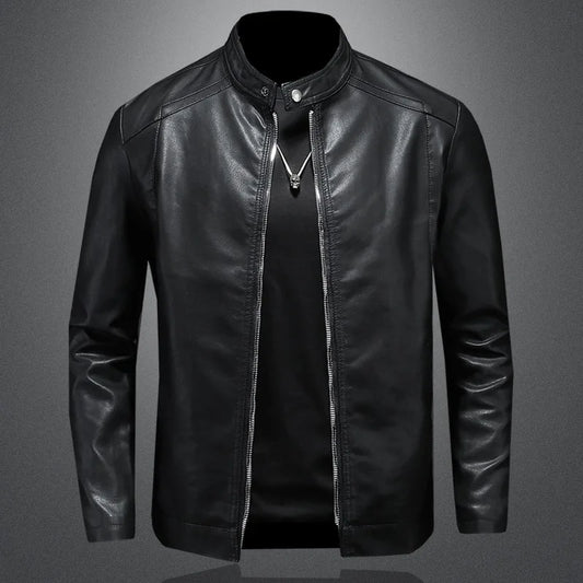 M-5XL!2023 New Men's Motorcycle Leather Coats Casual Versatile Slim Fit Plush Thickened Large Leather Jacket Wolverine  Abrigos