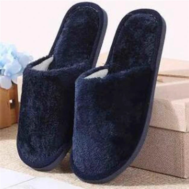 Women Home Slippers Indoor Bedroom Light Eva Couple Slipper Solid Soft Flip Flops Autumn Winter Warm Furry Plush Shoes 2023 New