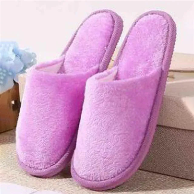 Women Home Slippers Indoor Bedroom Light Eva Couple Slipper Solid Soft Flip Flops Autumn Winter Warm Furry Plush Shoes 2023 New